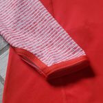 TCM Active Stripe Sleeve 1/4 Zip Pullover | Striped Sleeve 1/4 Zip Pullover Orange Photo 7