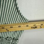 American Eagle  Dress M Green Stripe Smocked Tiered Cottagecore Coastal Granola Photo 5