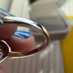 Elegant moissanite round 1 carat Heart Photo 5