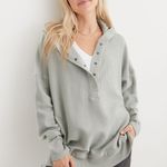 Aerie Textured Henley Hoodie Photo 0