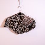 Kate Spade Cheetah Leopard Animal Print Pattern Wool Blend Knit Scarf Wrap Shawl Photo 2
