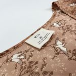 Pins and Needles Printed Bohemian Blouse | Size XS Orange Photo 6