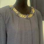 Elegant dark blue ladies Skirt and blouse size 14 Photo 1