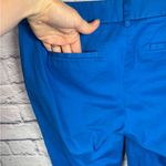 J.Crew  City Fit Womens Size 6 Flat Front Skimmer Ankle Khaki Pants in Blue 37033 Photo 3