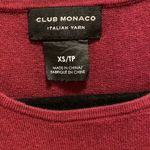 Club Monaco Sleeveless Burgundy Mini Sweater Dress Photo 2