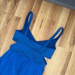 CeCe  cut out Blue Gown prom or Formal dress size 4 Photo 14