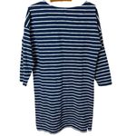 Patagonia  Women’s Sz Medium Organic Cotton Dress Striped Blue / White Photo 4
