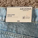Arizona Jeans  co. Women’s blue denim medium wash shorts size 11 Baggy Photo 4