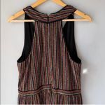 AQUA  XL Striped Metallic Maxi Dress Gown Photo 4