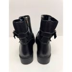 Anne Klein Boots Size 10.5 Black Block Heel Almond Toe Buckle Detail NEW Photo 6