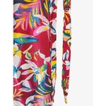 Goa Beachwear By Japna Wrap Tropical Ruffled Skirt and Top Beachwear Womens Set Red Size L Photo 2