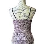 Topshop  womens purple black leopard strappy bodysuit snap closure 6 Photo 3