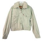 Levi's Levi’s mint corduroy Sherpa bomber jacket smwll Photo 2