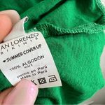 San Lorenzo Green Cold Shoulder Summer Cover Up 100% Cotton Medium Photo 7
