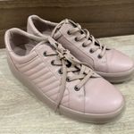 Ecco  Soft 9 Size 10-10.5 41 Ii ll Tie Leather Upper Sneaker Quilted Rose Shoe Photo 6