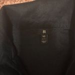 Banana Republic Womens XS Petite Black Cropped 100%Linen Top Quarter Sleeve Boho Photo 2