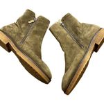 Italeau Waterproof Fiorella‎ Shearling Booties Dark Green Shoes Size 8 Photo 0