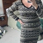 Flying Tomato  Aztec Midi Sweater Dress Photo 1