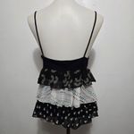 SUPRÉ Y2K Black Ruffled Tiered Cami Tank Top Size M Goth Emo Whimsigoth Size M Photo 4
