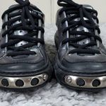 New Rock M.5514 Crater Gray Silver Black Metallic Leather Boots EU Size 39 Punk Photo 5