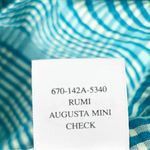 Rails Rumi Augusta Mini Check Smocked Bodice Ruffle Hem Dress Size Medium Photo 4