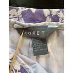 Koret Pants Women's 8 Stretch Zipper‎ Purple Floral Office Church 19" Inseam Size 28 Photo 4