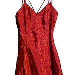 Victoria's Secret Vintage  small gold label red night gown fit and flare Photo 0