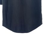 French Connection ‎ Black Long Sleeve Sweater Dress Size S Gold Zippers Photo 5