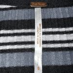 Free People Always With Me Striped Black Gray Wrap Tie Crop Top EUC Size Small Photo 7