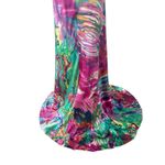 David's Bridal David’s Bridal Pink Floral Watercolor Mermaid Prom Dress Back Detail Size 1/2 Photo 13