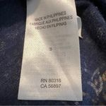 Lucky Brand  navy floral print shirt S Photo 10
