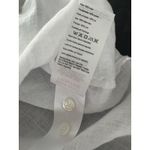 Joules Linen Shirt 8 White Floral Jeanne Print Lightweight Beach Lagenlook Photo 15