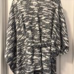 Colleen Lopez Fuzzy Knit Belted Poncho Size XL / 1X NWOT Black Photo 3