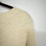 Molly Bracken La Maison X  Cream Teddy Bear Pullover Sweater Womens S Cozy Soft Photo 5