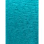 Chico's Size Small (0) Blue Slub Cotton Modal V-Neck Short Sleeve Tee T-Shirt Photo 1