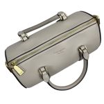 Kate Spade Spade Icon Small Barrel Leather Bag Milk Glass Cream Photo 9