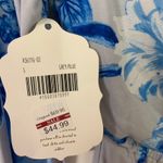 Altar'd State Blue/Grey Floral Romper Photo 4