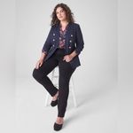 Lane Bryant NEW Faux-Denim Ponte Plus Size Bryant Blazer Women 16 Career Staple Photo 2