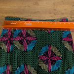 Vintage Swedish Pattern Maxi Skirt Green Size 29 Photo 2