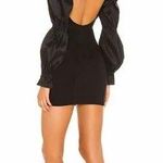 Majorelle Dove Dress Revolve Puff Sleeve Black Mini Party Cocktail LBD Sexy Photo 1