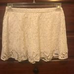 Abercrombie & Fitch Cream Lace Mini Skirt Photo 0