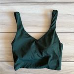 OFFLINE By Aerie Real Me Low Key Longline Sports Bra Green Small NWT Photo 4