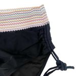 Blooming Jelly NWT Bikini Set Size XL Black High Waist Swimsuit Retro Stretch Photo 7