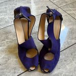 Giuseppe Zanotti  Purple Suede Pump Photo 7