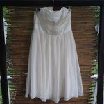 After Six  16 Eggshell Halter Formal Dress Plus Photo 5