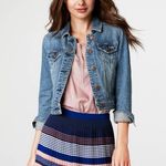 American Eagle Y2K AEO Multistripe Pleated Mini Skirt Photo 0