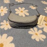 Madison West  Light Blue Quilted Crossbody Bag Photo 3