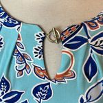 Enfocus Studio Bright Sky Blue Floral Dress Party Office Exec Travel Photo 4