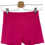 SKIMS Knit Swim Mid Waist Shorts Magenta Pink Size Small Photo 3