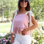 These Three Boutique Piper Bow Tie Crop Top Photo 2